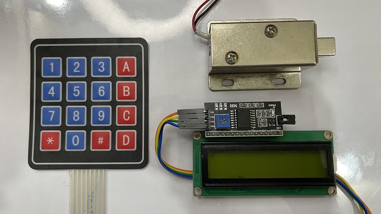 Keypad Door Lock Using Arduino Electrocse 0658